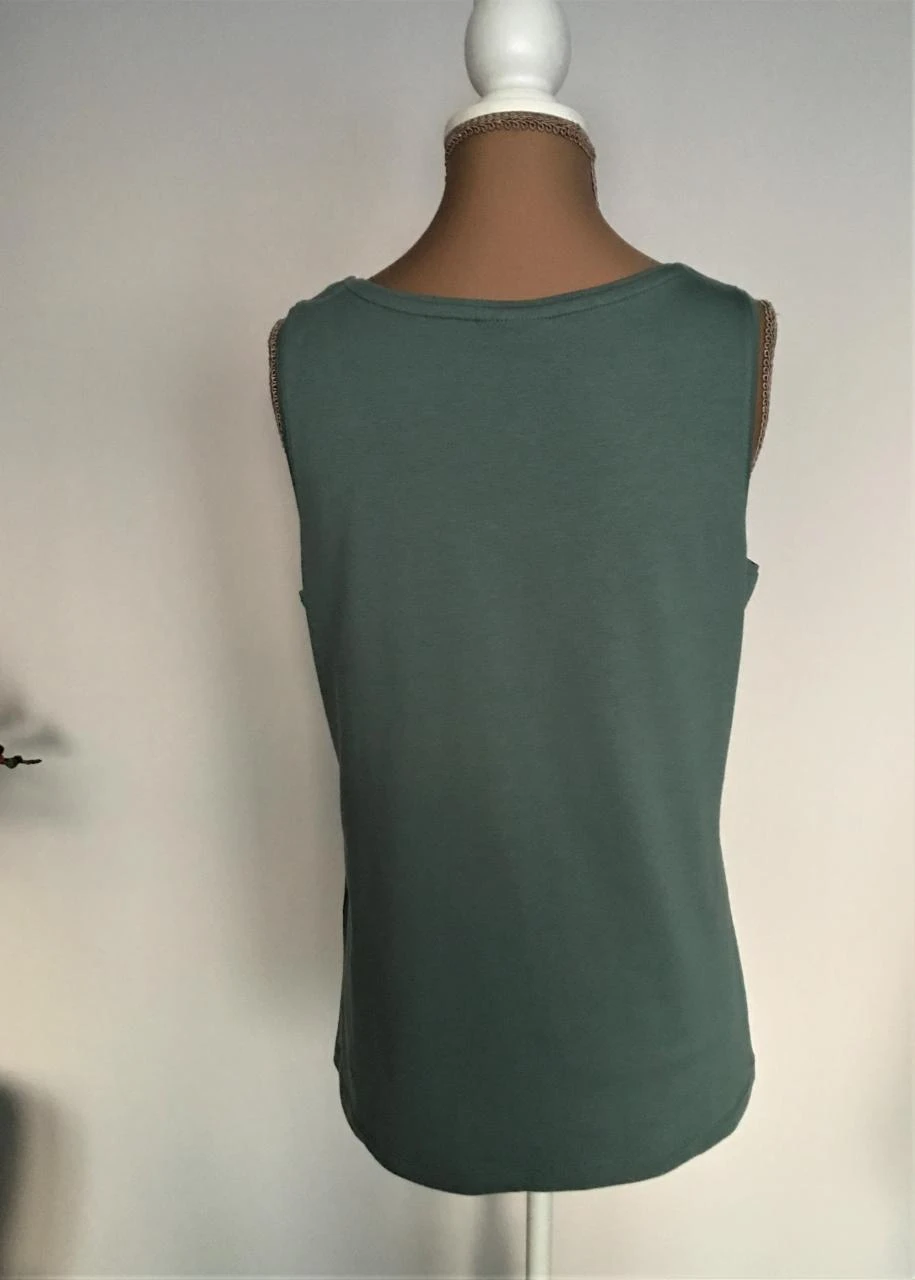 Street One M 42 nieuwe groenige top zonder mouwen . – photo 2